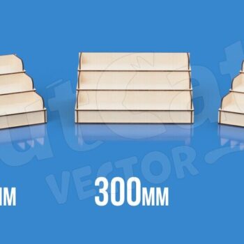 Intra απο ξύλο plywood 3mm-4mm πάχος – Βάση προβολής πάγκου λιανικής - 10 μεγέθη Δίασταση  20x20 cm INTRAFABR-119062839 - Image 4