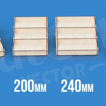 Intra απο ξύλο plywood 3mm-4mm πάχος – Βάση προβολής πάγκου λιανικής - 10 μεγέθη Δίασταση  20x20 cm INTRAFABR-119062839 - Image 5