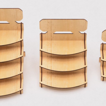 Intra απο ξύλο plywood 3mm-4mm πάχος – Βάση επίδειξης λιανικής πώλησης με λέιζερ Δίασταση 20x20 cm INTRAFABR-117941427 - Image 7