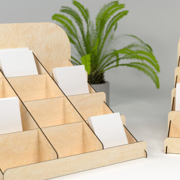 Intra απο ξύλο plywood 3mm-4mm πάχος – Βάση προβολής λιανικής Δίασταση  20x20 cm INTRAFABR-25913295 - Image 1