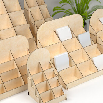 Intra απο ξύλο plywood 3mm-4mm πάχος – Βάση προβολής λιανικής Δίασταση  20x20 cm INTRAFABR-25913295 - Image 4