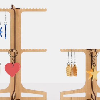 Intra απο ξύλο plywood 3mm-4mm πάχος – Βάση λιανικής για μπρελόκ Δίασταση  5x5 cm INTRAFABR-117190377 - Image 5