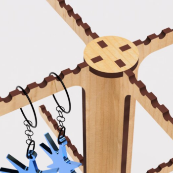 Intra απο ξύλο plywood 3mm-4mm πάχος – Βάση λιανικής για μπρελόκ Δίασταση  5x5 cm INTRAFABR-117190377 - Image 6