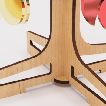 Intra απο ξύλο plywood 3mm-4mm πάχος – Βάση λιανικής για μπρελόκ Δίασταση  5x5 cm INTRAFABR-117190377 - Image 7