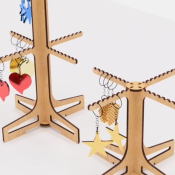 Intra απο ξύλο plywood 3mm-4mm πάχος – Βάση λιανικής για μπρελόκ Δίασταση  5x5 cm INTRAFABR-117190377 - Image 8