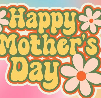 Intra απο ξύλο plywood 3mm-4mm πάχος – Retro Groovy Mothers Day Cake Topper Δίασταση 20x20 cm INTRAFABR-95210387 - Image 2