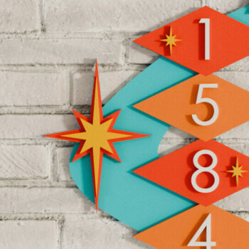 Intra απο ξύλο plywood 3mm-4mm πάχος – Ρετρό πινακίδα διεύθυνσης σπιτιού Πλάκα Δίασταση  20x20 cm INTRAFABR-106228399 - Image 1