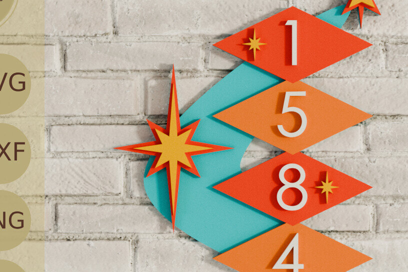 Intra απο ξύλο plywood 3mm-4mm πάχος – Ρετρό πινακίδα διεύθυνσης σπιτιού Πλάκα Δίασταση  20x20 cm INTRAFABR-106228399