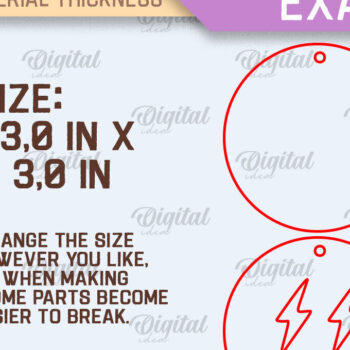 Intra απο ξύλο plywood 3mm-4mm πάχος – Πακέτο κοπής λέιζερ με μπρελόκ ρετρό Smiley Δίασταση 5x5 cm INTRAFABR-89181949 - Image 2