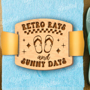 Intra απο ξύλο plywood 3mm-4mm πάχος – Ρετρό πετσέτα δώρου Ετικέτα κοπής με λέιζερ Δίασταση 20x20 cm INTRAFABR-121503117 - Image 1