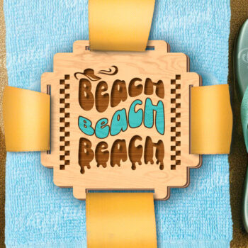 Intra απο ξύλο plywood 3mm-4mm πάχος – Ρετρό πετσέτα δώρου Ετικέτα κοπής με λέιζερ Δίασταση 20x20 cm INTRAFABR-121502596 - Image 1