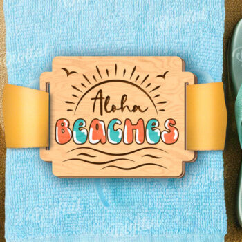 Intra απο ξύλο plywood 3mm-4mm πάχος – Ρετρό πετσέτα δώρου Ετικέτα κοπής με λέιζερ Δίασταση 20x20 cm INTRAFABR-121502672 - Image 1