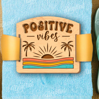 Intra απο ξύλο plywood 3mm-4mm πάχος – Ρετρό πετσέτα δώρου Ετικέτα κοπής με λέιζερ Δίασταση 20x20 cm INTRAFABR-121502796 - Image 1