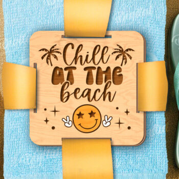 Intra απο ξύλο plywood 3mm-4mm πάχος – Ρετρό πετσέτα δώρου Ετικέτα κοπής με λέιζερ Δίασταση 20x20 cm INTRAFABR-121503064 - Image 1