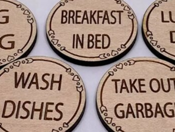 Intra απο ξύλο plywood 3mm-4mm πάχος – Δείκτες επιβράβευσης, λέιζερ κουπονιού για την Ημέρα της Μητέρας Δίασταση 20x20 cm INTRAFABR-108855701 - Image 2