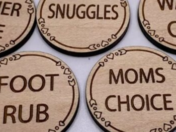 Intra απο ξύλο plywood 3mm-4mm πάχος – Δείκτες επιβράβευσης, λέιζερ κουπονιού για την Ημέρα της Μητέρας Δίασταση 20x20 cm INTRAFABR-108855701 - Image 3