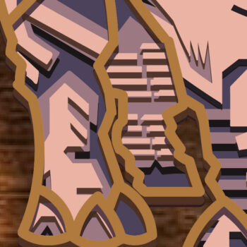 Intra απο ξύλο plywood 3mm-4mm πάχος – Αρχεία Rhino Miltilayer DXF - 3D Δίασταση 20x20 cm INTRAFABR-83668105 - Image 4