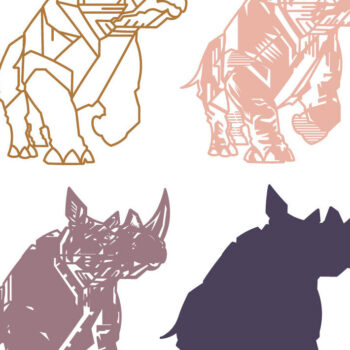 Intra απο ξύλο plywood 3mm-4mm πάχος – Αρχεία Rhino Miltilayer DXF - 3D Δίασταση 20x20 cm INTRAFABR-83668105 - Image 8