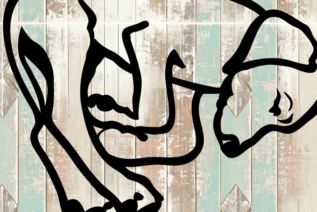 Intra απο ξύλο plywood 3mm-4mm πάχος – Σχεδιασμός Rhodesian Ridgeback Δίασταση  20x20 cm INTRAFABR-104624193