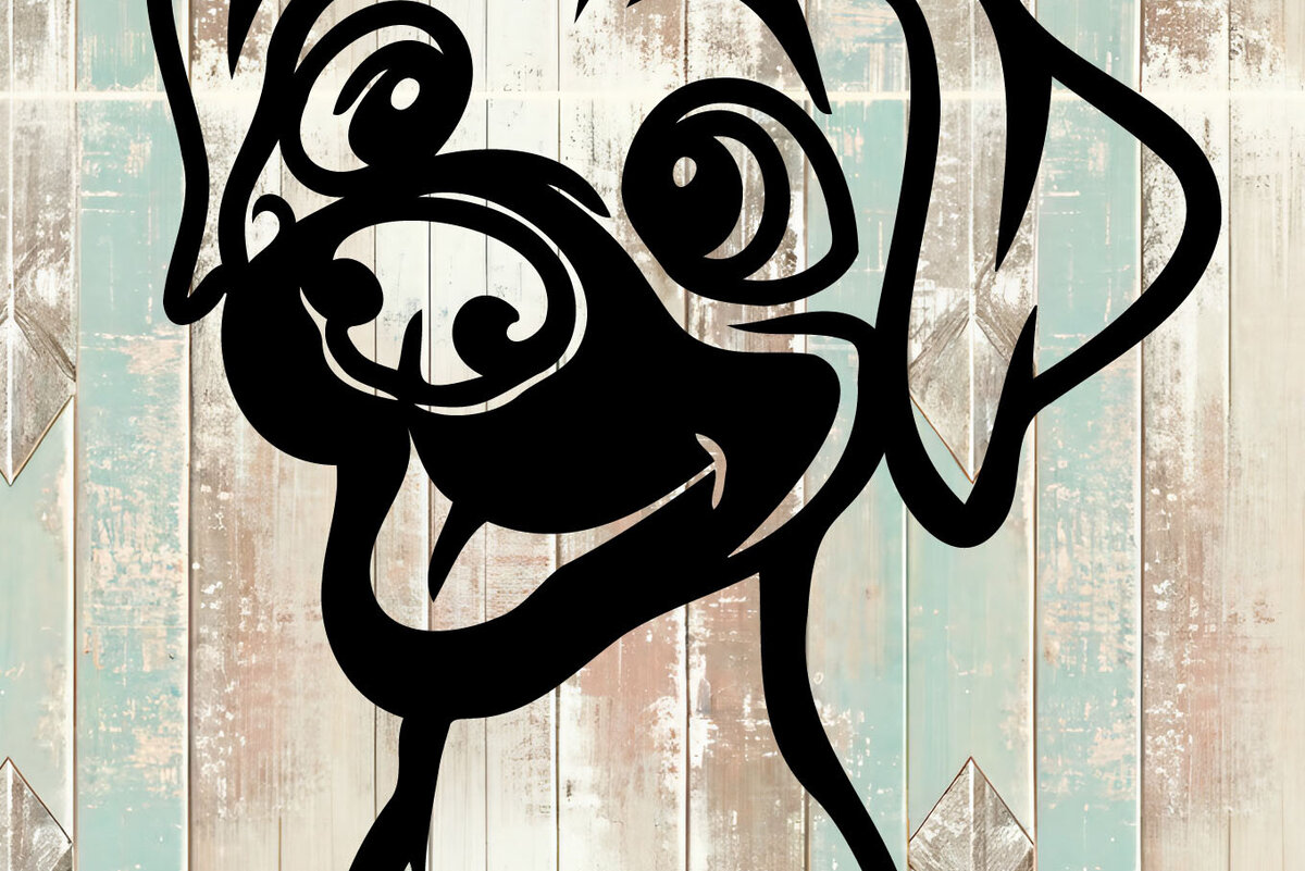 Intra απο ξύλο plywood 3mm-4mm πάχος – Σχεδιασμός Rhodesian Ridgeback Δίασταση  20x20 cm INTRAFABR-104623621