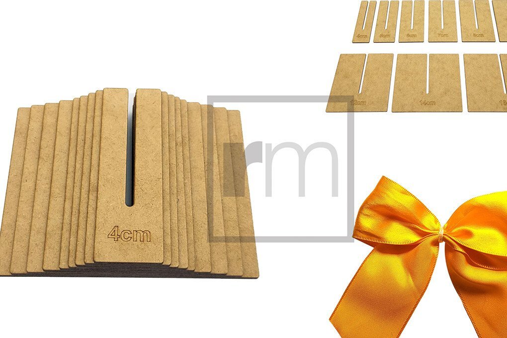 Intra απο ξύλο plywood 3mm-4mm πάχος – Πρότυπο εργαλείου τόξου κορδέλας Δίασταση  20x20 cm INTRAFABR-39624345