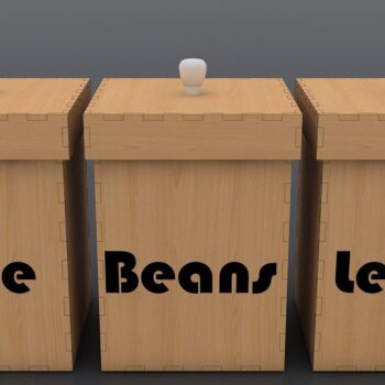 Intra απο ξύλο plywood 3mm-4mm πάχος – Κουτί ρυζιού, κουτιά φασολιών, σχέδια με ράφι μπαχαρικών Δίασταση  20x20 cm INTRAFABR-40163478 - Image 1