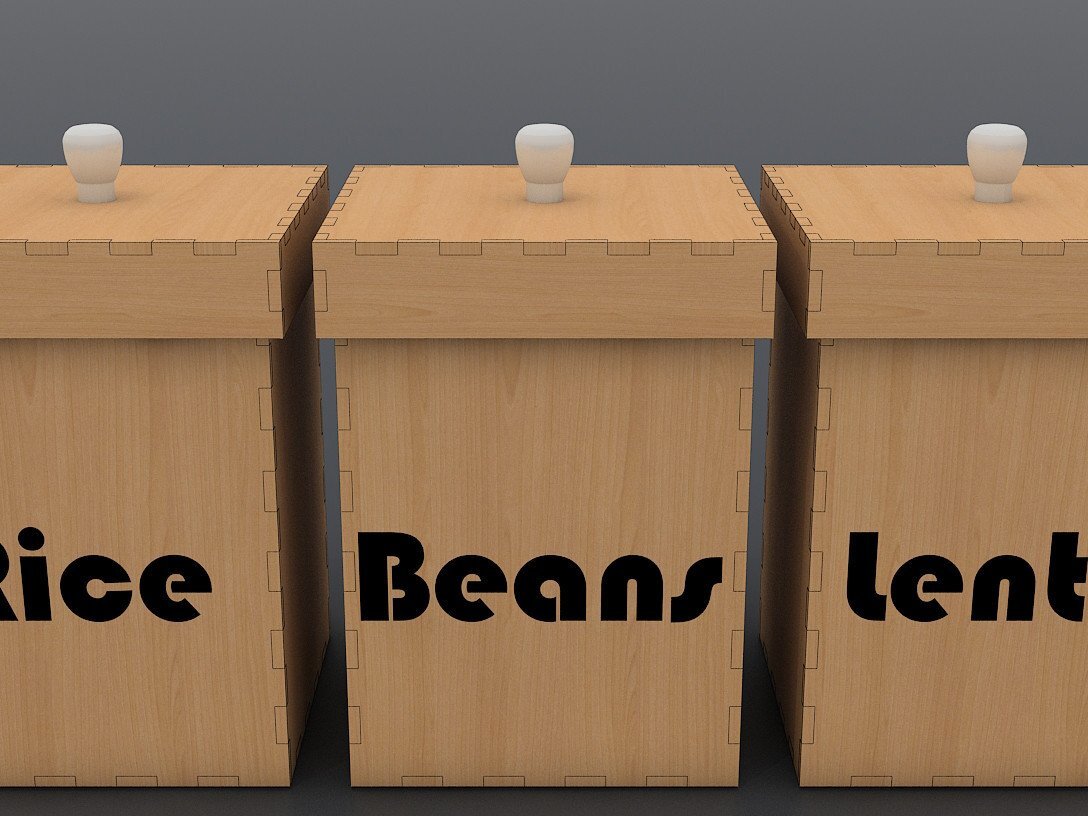 Intra απο ξύλο plywood 3mm-4mm πάχος – Κουτί ρυζιού, κουτιά φασολιών, σχέδια με ράφι μπαχαρικών Δίασταση  20x20 cm INTRAFABR-40163478