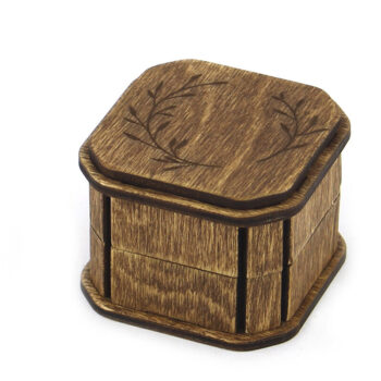 Intra απο ξύλο plywood 3mm-4mm πάχος – Αρχείο Ring Box. Αρχείο κοπής με λέιζερ Δίασταση  20x20 cm INTRAFABR-95099097 - Image 3