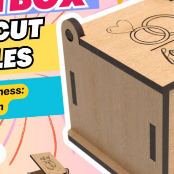 Intra απο ξύλο plywood 3mm-4mm πάχος – Δαχτυλίδι, Κουτί δώρου,, Αρχεία κοπής με λέιζερ Δίασταση  20x20 cm INTRAFABR-83078580 - Image 1