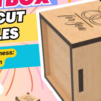 Intra απο ξύλο plywood 3mm-4mm πάχος – Δαχτυλίδι, Κουτί δώρου,, Αρχεία κοπής με λέιζερ Δίασταση  20x20 cm INTRAFABR-83078580 - Image 2