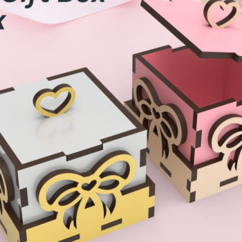 Intra απο ξύλο plywood 3mm-4mm πάχος – Δαχτυλίδι Κουτί | Αρχείο κοπής με λέιζερ | Καρδιά | Αγάπη Δίασταση  20x20 cm INTRAFABR-90769088 - Image 2