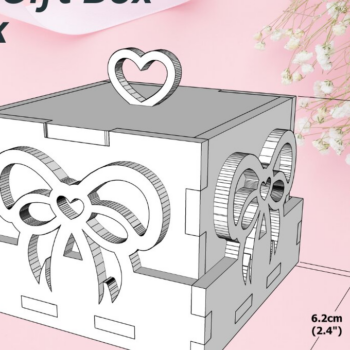 Intra απο ξύλο plywood 3mm-4mm πάχος – Δαχτυλίδι Κουτί | Αρχείο κοπής με λέιζερ | Καρδιά | Αγάπη Δίασταση  20x20 cm INTRAFABR-90769088 - Image 3