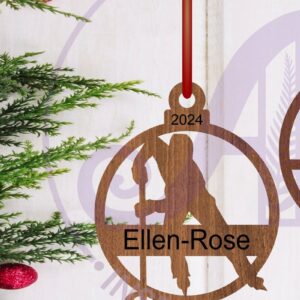 Intra απο ξύλο plywood 3mm-4mm πάχος – Χριστουγεννιάτικο στολίδι Ringette Laser Δίασταση  20x20 cm INTRAFABR-107590200