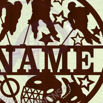 Intra απο ξύλο plywood 3mm-4mm πάχος – Αρχείο αποκοπής Name Sign Δίασταση  40x30 cm INTRAFABR-67959307 - Image 1