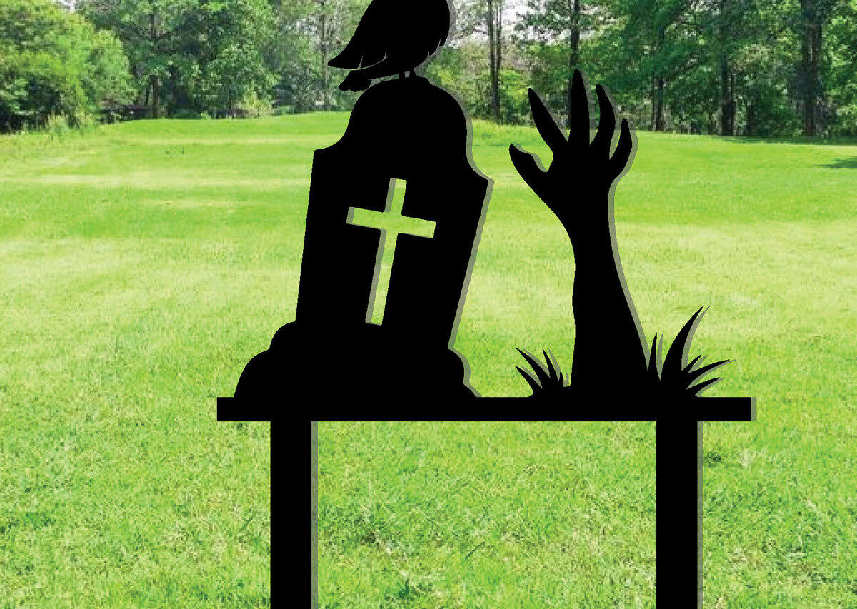 Intra απο ξύλο plywood 3mm-4mm πάχος – Rip and Zombie Hands Garden Yard Stakes Δίασταση  20x20 cm INTRAFABR-101277149