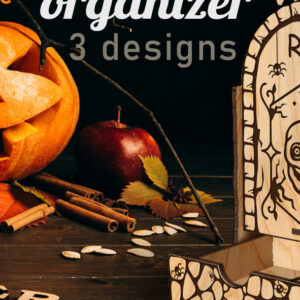 Intra απο ξύλο plywood 3mm-4mm πάχος – RIP Stationery Organizer Δίασταση  20x20 cm INTRAFABR-76079680