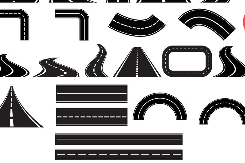 Intra απο ξύλο plywood 3mm-4mm πάχος – Road, Highway, Ψηφιακό αρχείο Δίασταση  20x20 cm INTRAFABR-76637169