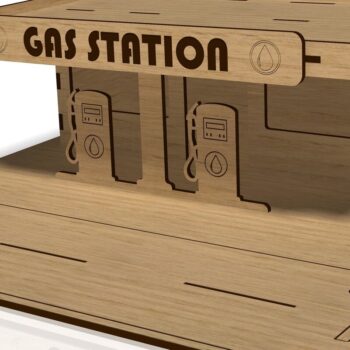 Intra απο ξύλο plywood 3mm-4mm πάχος – Road Track, Wood Game, File Δίασταση 20x20 cm INTRAFABR-42036220 - Image 3