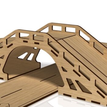 Intra απο ξύλο plywood 3mm-4mm πάχος – Road Track, Wood Game, File Δίασταση 20x20 cm INTRAFABR-42036220 - Image 6