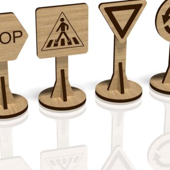 Intra απο ξύλο plywood 3mm-4mm πάχος – Road Track, Wood Game, File Δίασταση 20x20 cm INTRAFABR-42036220 - Image 8