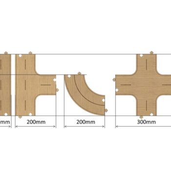 Intra απο ξύλο plywood 3mm-4mm πάχος – Road Track, Wood Game, File Δίασταση 20x20 cm INTRAFABR-42036220 - Image 9