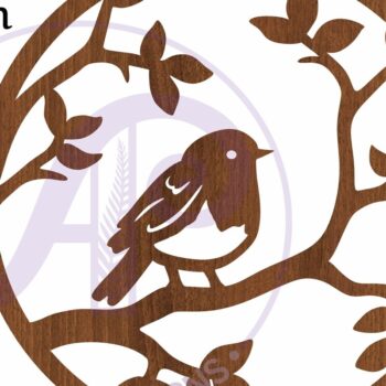 Intra απο ξύλο plywood 3mm-4mm πάχος – Επιγραφή τοίχου Robin Bird, Αρχείο. Δίασταση  40x30 cm INTRAFABR-96973593 - Image 3