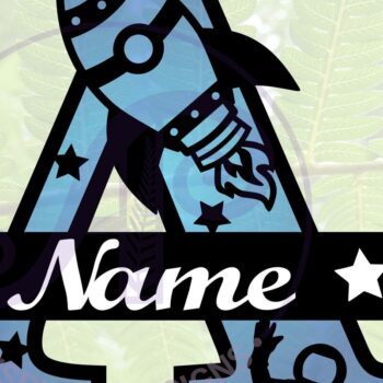 Intra απο ξύλο plywood 3mm-4mm πάχος – Επιστολή μονόγραμμα πυραύλων σε ένα αρχείο Δίασταση 20x20 cm INTRAFABR-69519395 - Image 1