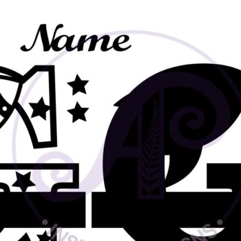 Intra απο ξύλο plywood 3mm-4mm πάχος – Rocket Monogram Letter G Αρχείο Δίασταση  20x20 cm INTRAFABR-69520618 - Image 2