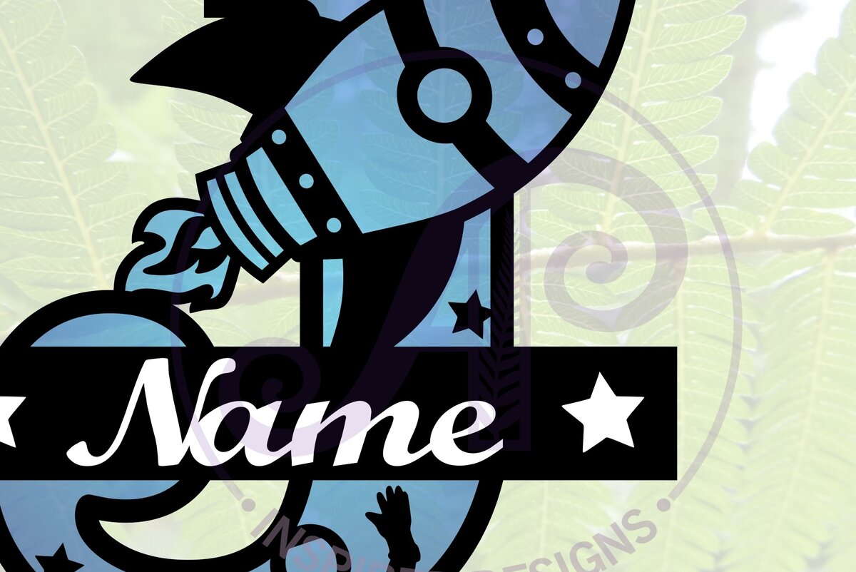 Intra απο ξύλο plywood 3mm-4mm πάχος – Αρχείο Rocket Monogram Letter J Δίασταση  20x20 cm INTRAFABR-69520697