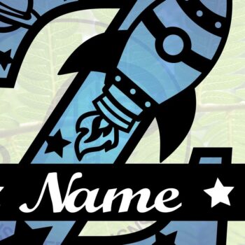 Intra απο ξύλο plywood 3mm-4mm πάχος – Αρχείο Rocket Monogram Letter Z Δίασταση  20x20 cm INTRAFABR-69528489 - Image 1