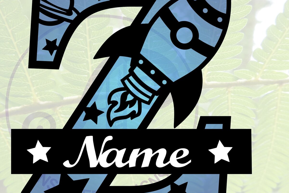 Intra απο ξύλο plywood 3mm-4mm πάχος – Αρχείο Rocket Monogram Letter Z Δίασταση  20x20 cm INTRAFABR-69528489