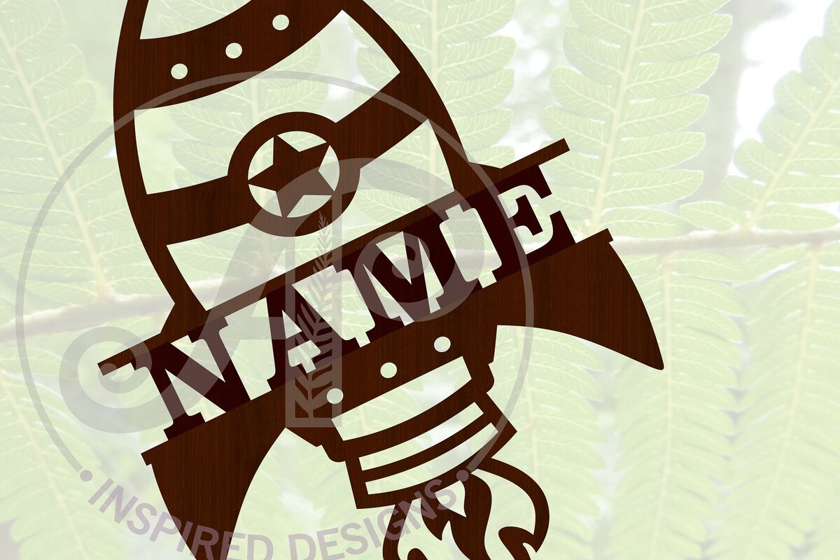 Intra απο ξύλο plywood 3mm-4mm πάχος – Αρχείο αποκοπής Sin Name Rocket Δίασταση  20x20 cm INTRAFABR-65165195