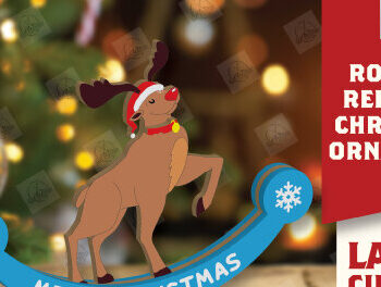 Intra απο ξύλο plywood 3mm-4mm πάχος – Χριστουγεννιάτικα στολίδια Rocking Reindeer Δίασταση  20x20 cm INTRAFABR-110201809 - Image 4