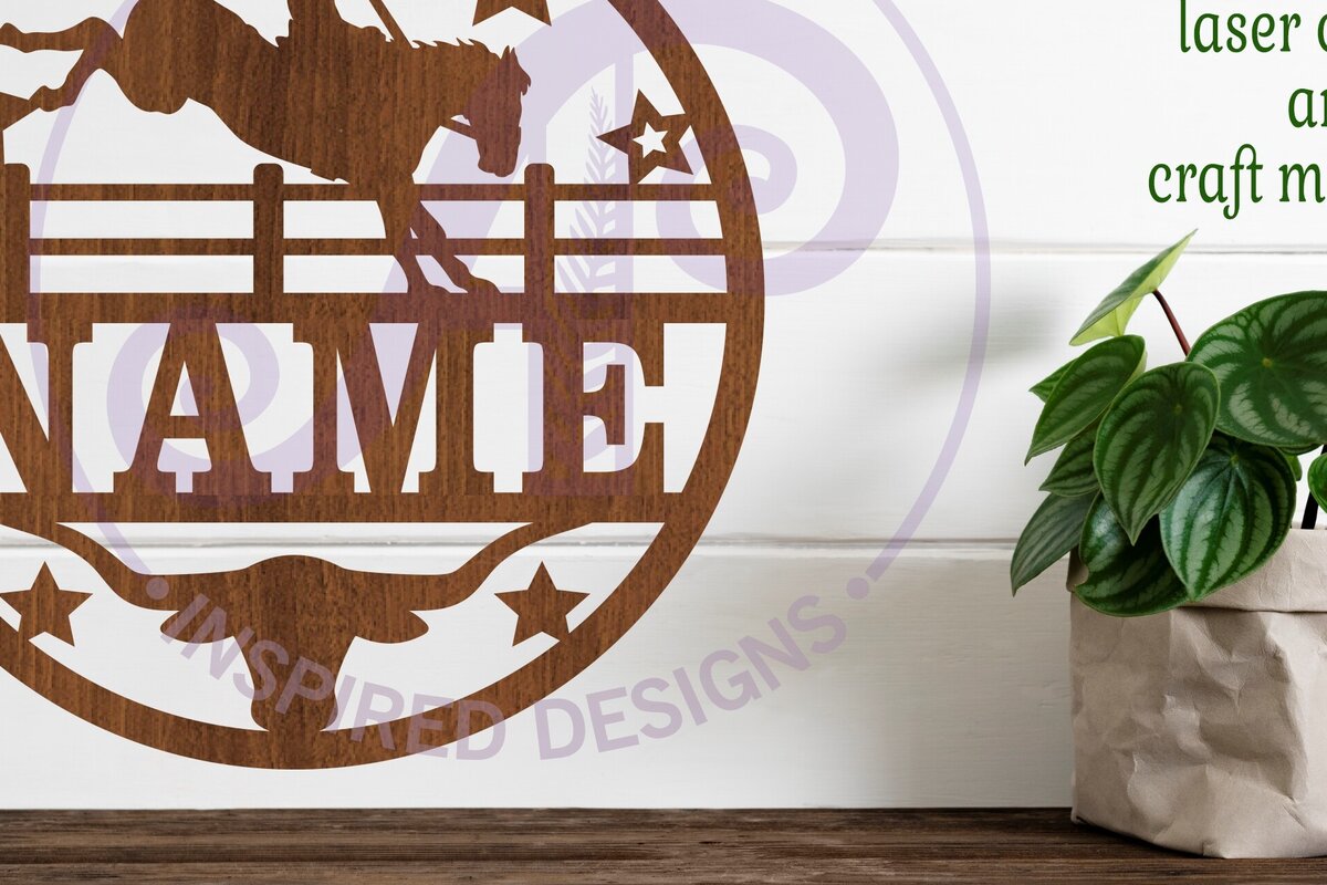 Intra απο ξύλο plywood 3mm-4mm πάχος – Rodeo Horse Όνομα Σήμα Δίασταση  20x20 cm INTRAFABR-86747554